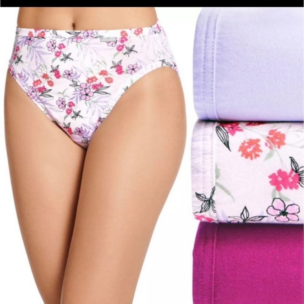 NEW  Jockey Elance 3-pk. French Cut Panty Set 7 / L